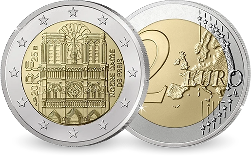 2 Euro Notre Dame